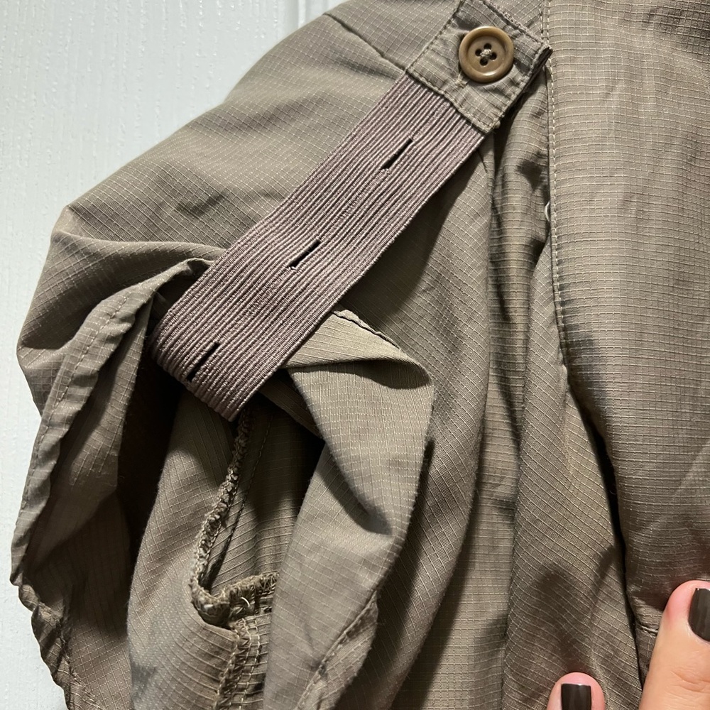 Hugo boss army green shirt dress
